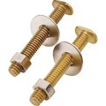 Worldwide Sourcing Toilet Bolt Set 5/16X2-1/4 Brs 8045